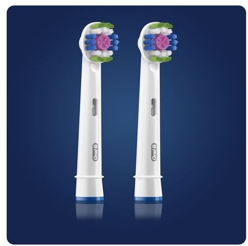 Oral-B 3D White Clean Maximiser Brush Heads 2 stuk(s) Wit