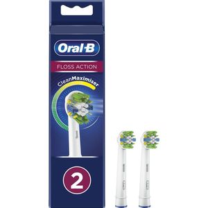 Oral-B FlossAction - Met CleanMaximiser-technologie - Opzetborstels - 2 Stuks