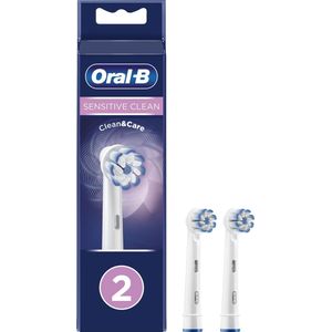Oral-B Sensitive Clean - Met CleanMaximiser-technologie - Opzetborstels - 2 Stuks