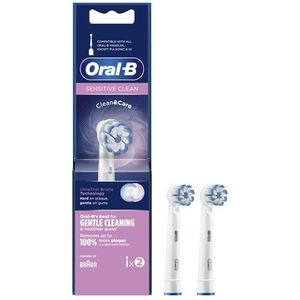 Oral-B Sensitive Clean - Met CleanMaximiser-technologie - Opzetborstels - 2 Stuks