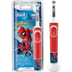 Oral-B Kids elektrische tandenborstel oplaadbaar – 1 handvat met Disney Spider-Man-karakters, 3 jaar