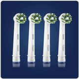 Oral-B CrossAction Opzetborstel Met CleanMaximiser-technologie, Verpakking Van 4 Stuks