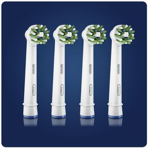 Oral-B CrossAction Opzetborstel Met CleanMaximiser-technologie, Verpakking Van 4 Stuks