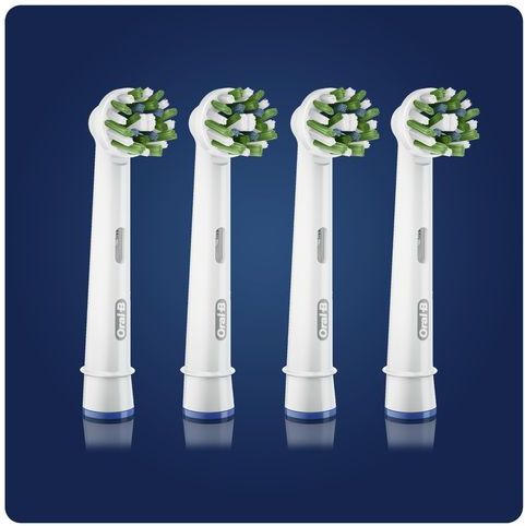 Oral-B CrossAction Opzetborstel Met CleanMaximiser-technologie, Verpakking Van 4 Stuks