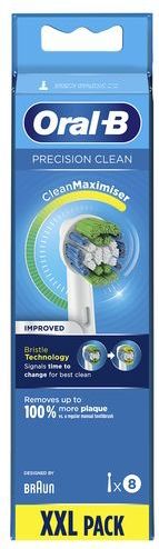 Oral-B Precision Clean 80339355 opzet borstel 8 stuk(s) Blauw, Wit