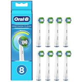 Oral-B Echte precisie schone vervanging witte tandenborstelkoppen, vullingen voor elektrische tandenborstel, diepe en nauwkeurige reiniging, (Multipack/Bulk Pack van 8)