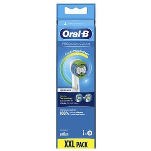 Oral-B - Precision Clean - Elektrische Tandenborstelkoppen - Wit - 8 Stuks