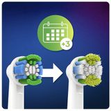 Oral-B - Pro Precision Clean - Opzetborstels - 6 Stuks - Compatibel met Oral-B Tandenborstels