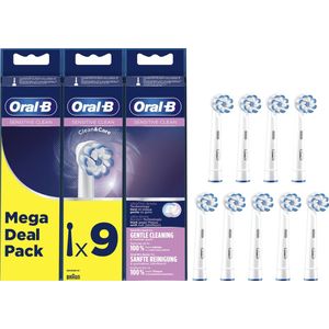 Oral b Opzetborstels Sensitive Clean 9 Stuks