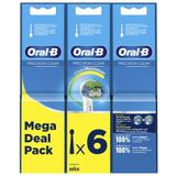 Oral-B Precision Clean - Met CleanMaximiser-technologie - Opzetborstels - 6 Stuks