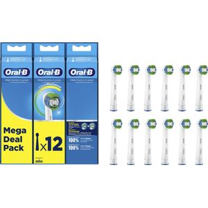 Oral-B Precision Clean - Met CleanMaximiser-technologie - Opzetborstels - 12 Stuks