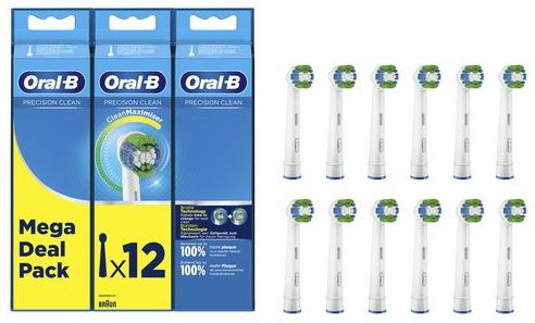 Oral-B Precision Clean - Opzetborstels - 12 Stuks