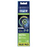 Oral-B CrossAction - Met CleanMaximiser-technologie - Opzetborstels - Zwart - 4stuks