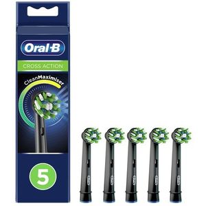 Oral-B - CrossAction - Vervangende Opzetborstels - Groen - CleanMaximiser-Technologie