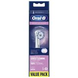Oral-B Sensitive Clean - Opzetborstels - 4 Stuks - Combinatie van Gewone en Dunne Borstelharen