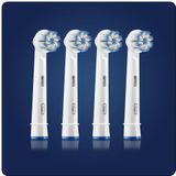 Oral-B Sensitive Clean - Opzetborstels - 4 Stuks - Combinatie van Gewone en Dunne Borstelharen