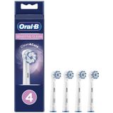 Oral-B Sensitive Clean - Opzetborstels - 4 Stuks - Combinatie van Gewone en Dunne Borstelharen