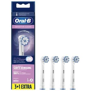Oral-B Sensitive Clean 80339546 opzet borstel 4 stuk(s) Wit