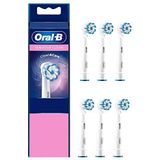 Oral-B Sensitive Clean 80339551 opzet borstel 6 stuk(s) Wit