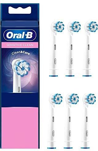 Oral-B Sensitive Clean 80339551 opzet borstel 6 stuk(s) Wit