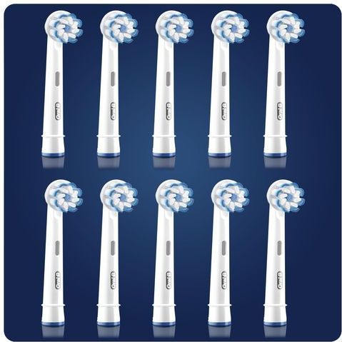 Oral-B Sensitive Clean 80339602 opzet borstel 10 stuk(s) Wit