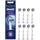 Oral-B 3D White - Opzetborstels - 8 Stuks - Brievenbusverpakking