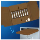 Oral-B 3D White - Opzetborstels - 8 Stuks - Brievenbusverpakking