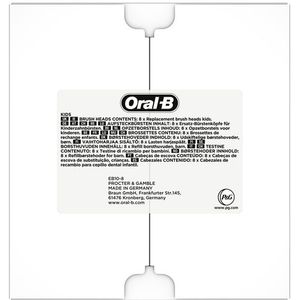 Oral-B 3D White - Opzetborstels - 8 Stuks - Brievenbusverpakking