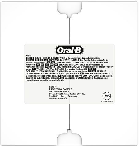 Oral-B 3D White - Opzetborstels - 8 Stuks - Brievenbusverpakking