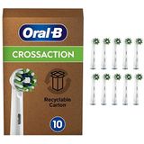 Oral-B CrossAction - Met CleanMaximiser-technologie - Opzetborstels - 10 Stuks - Brievenbusverpakking