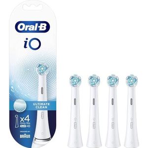 Oral B iO Ultimate Clean Vervangende Opzetstuk voor Tandenborstel White 4 st
