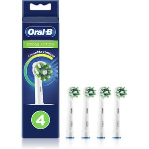 Oral B Cross Action CleanMaximiser Vervangende Opzetstuk voor Tandenborstel 4 st