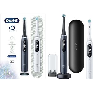 Oral B - iO7 - Elektrische Tandenborstel - DUO Black & White - 2 st