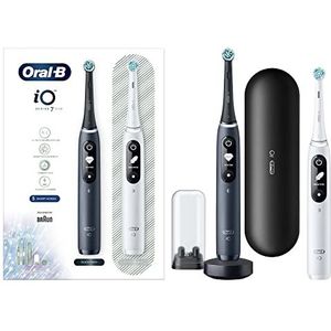 Braun iOM7D.2H2.2BD Oral-B iO 7 Duo Pack Elektrinis DantTyler ŠepetÄ—lebaltas/Juodas Onyx