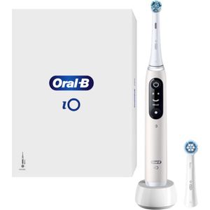 Oral-B iO 6 Smile - Elektrische Tandenborstel - White Edition - Ontworpen Door Braun