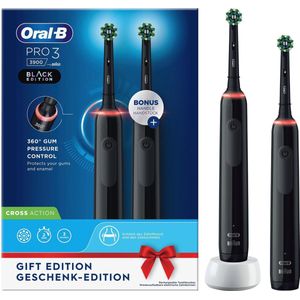 Oral-B Pro3 3900 Duo Black Eb50Brb+Eb50Brb Box