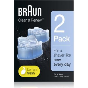 Braun CCR Refill LemonFresh Vervangende Vulling voor het Reinigingsstation met geur Lemon Fresh 2 st