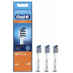 Oral-B - TriZone - Elektrische Tandenborstelkoppen - Wit - Verpakking van 3 stuks