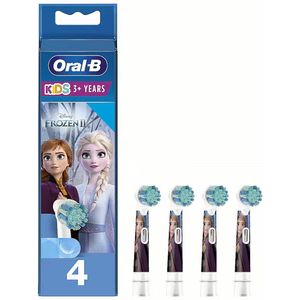 Oral-B - Disney Frozen - Opzetborstels - 4 Stuks - Zacht