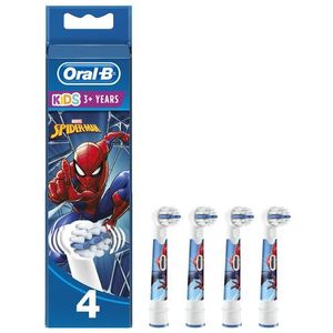 Oral B - PRO Kids Opzetborstels - Spiderman - 4 Stuks