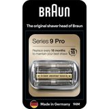 Braun Elektrisch Scheerapparaat Vervangingskop 94M, Zilver, Compatibel Met Series 9 Pro En Series 9 Elektrische Scheerapparaten