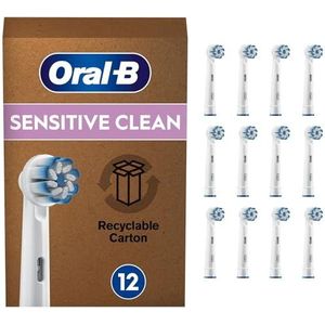 Oral-B - Sensitive Clean - Reserveborstelkoppen - 12 Stuks