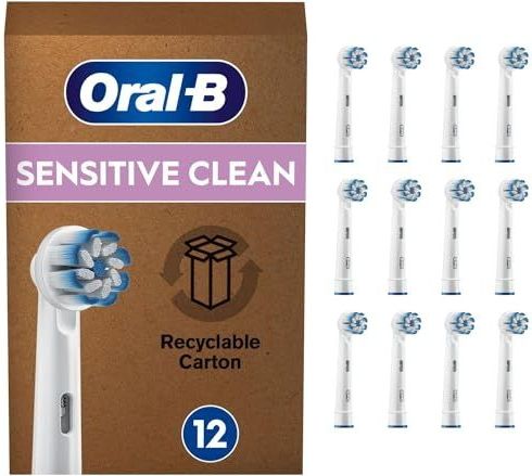 Oral-B - Sensitive Clean - Reserveborstelkoppen - 12 Stuks