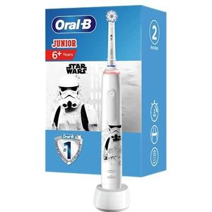 Oral-B Pro 3 Junior Star Wars D505.513.2K Elektrische kindertandenborstel Roterend / oscillerend Wit
