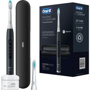 Oral-B Pulsonic El-tandbørste + Travel Case Pulsonic Slim Luxe 4500 Black