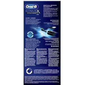 Oral-B - Genius X - Elektrische Tandenborstel - Zwart - AI Poetsanalyse