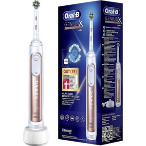 Oral-B Genius X Special Editie - Rosegold - Elektrische Tandenborstel met AI & Gum Guard Technologie
