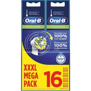 Oral B - Cross Action - Megapak XXXL 16 stuk - navulborstels