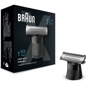 Braun Series X One reservemes, compatibel met Braun Series X-modellen, baardtrimmer en elektrisch scheerapparaat, houdt tot 6 maanden, 1 lemmet, XT10