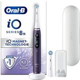 Oral B 4210201408581 Oral-B iO 8 Paars Elektrische Tandenborstel, 2 Opzetborstels, 1 Reisetui, Ontworpen Door Braun,Grijs